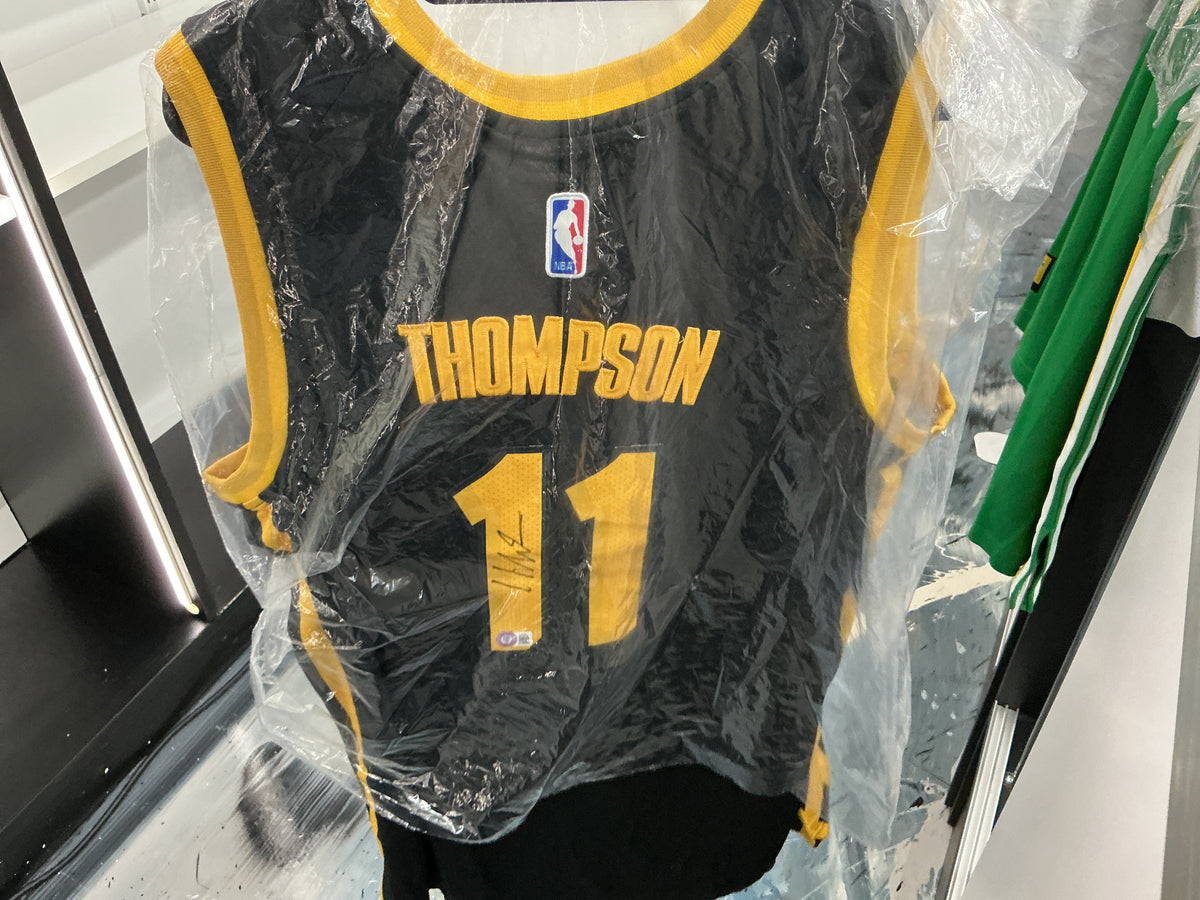Signed KLAY THOMPSON Golden State Warriors #11 City Edition SAN FRANCISCO Jersey