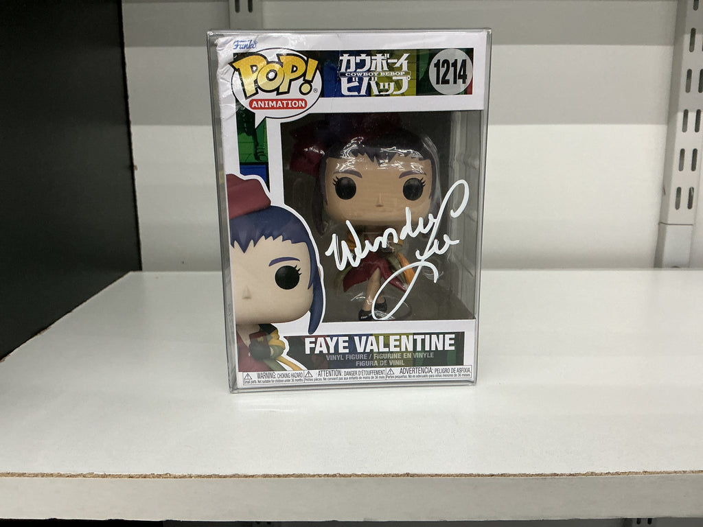 Signed Funko 1214 - 6in - Cowboy Depop - Faye Valentine - Signed Wendee Lee