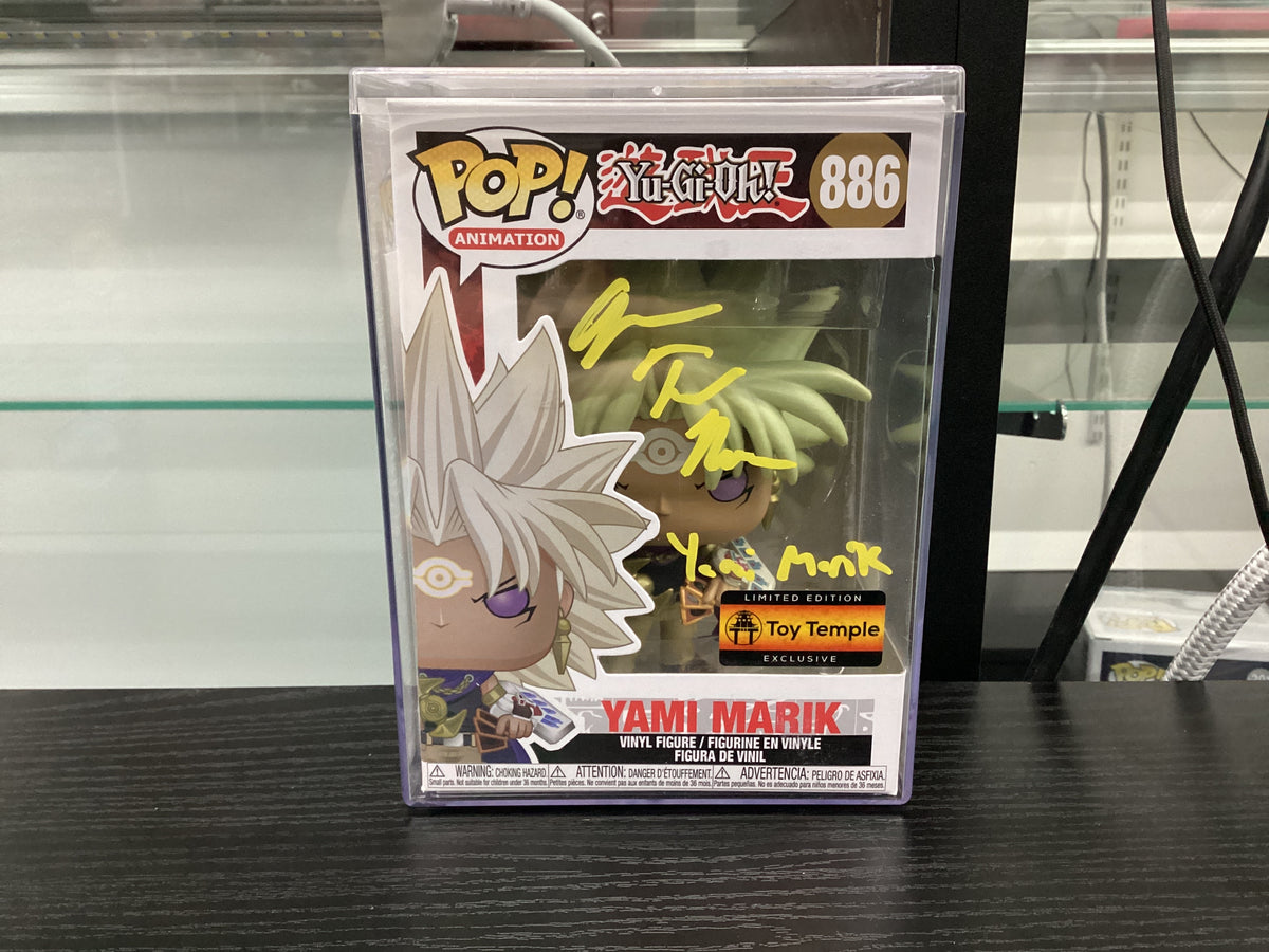 Signed Funko Pop 886 6 inch - Yu-Gi-Oh! - Yami Marik - Toy Temple Limited Edition Exclusive - Signed by Johnathon Todd Ross