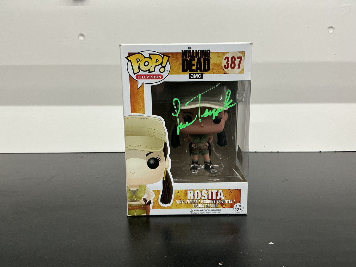 Signed Funko 387 - The Walking Dead - Rosita - Lew Temple