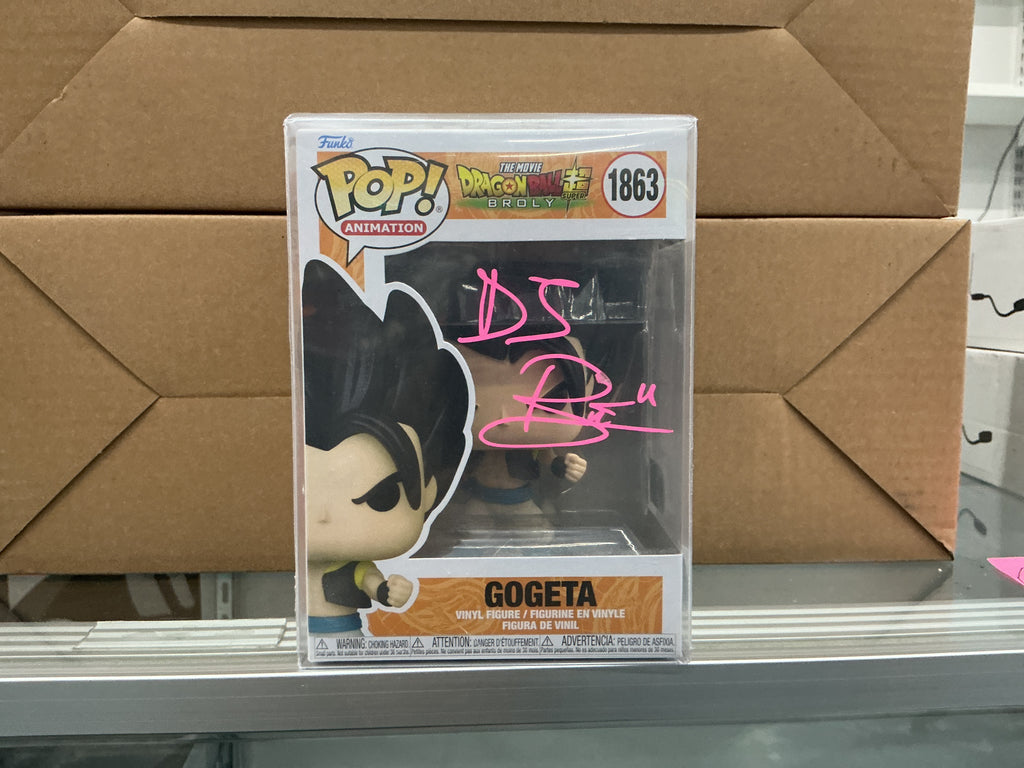 Signed Funko 1863 - 6in - The Movie DragonBall Super Broly - Gogeta - Signed  DJ Rivers