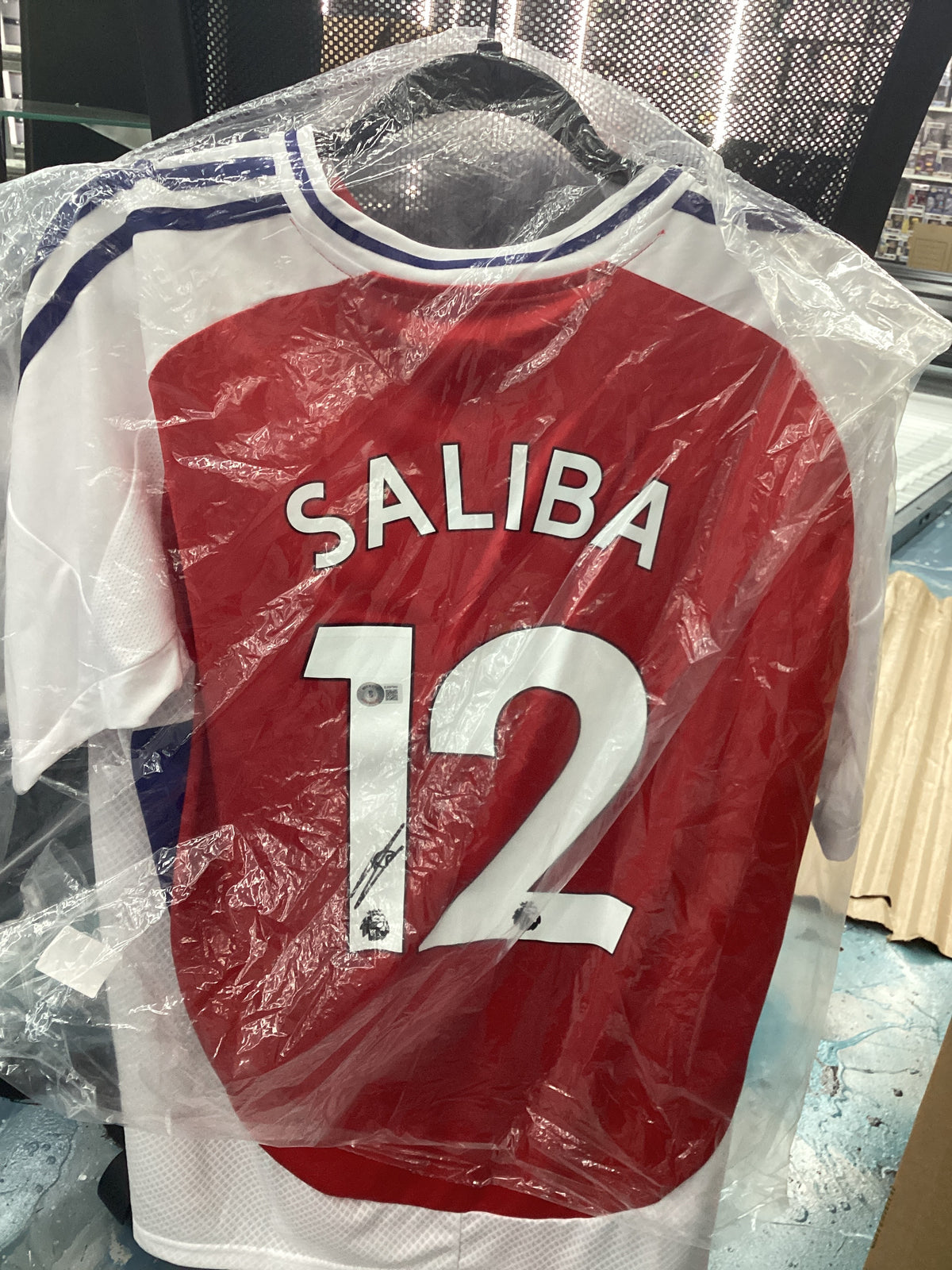 Signed Jersey - Saliba - Arsenal FC - #12
