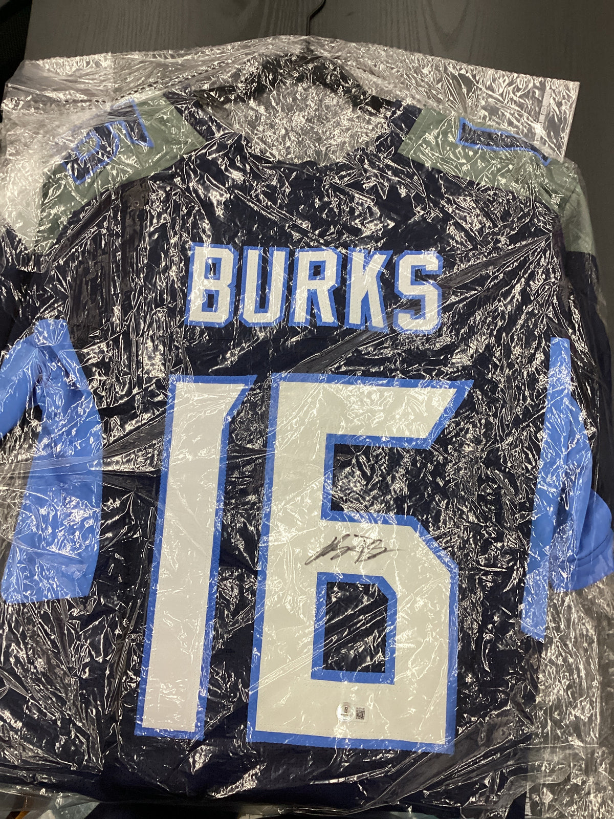 Signed Jersey - Tenessee Titans - Burks #16