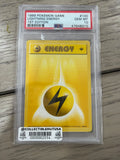 Graded Pokemon - 1999 Pokemon Base Set Shadowless 1st Edition Lightning Energy #100 PSA 10 GEM MT