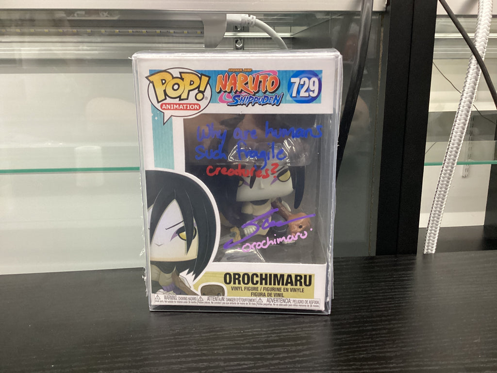 Signed Funko Pop 729 6 inch - Naruto Shippuden - Orochimaru - Signed by Steve Blum