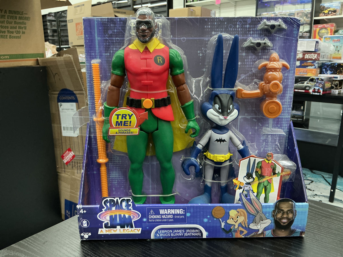 Space Jam A New Legacy- LeBron James (Robin) & Bugs Bunny (Batman)