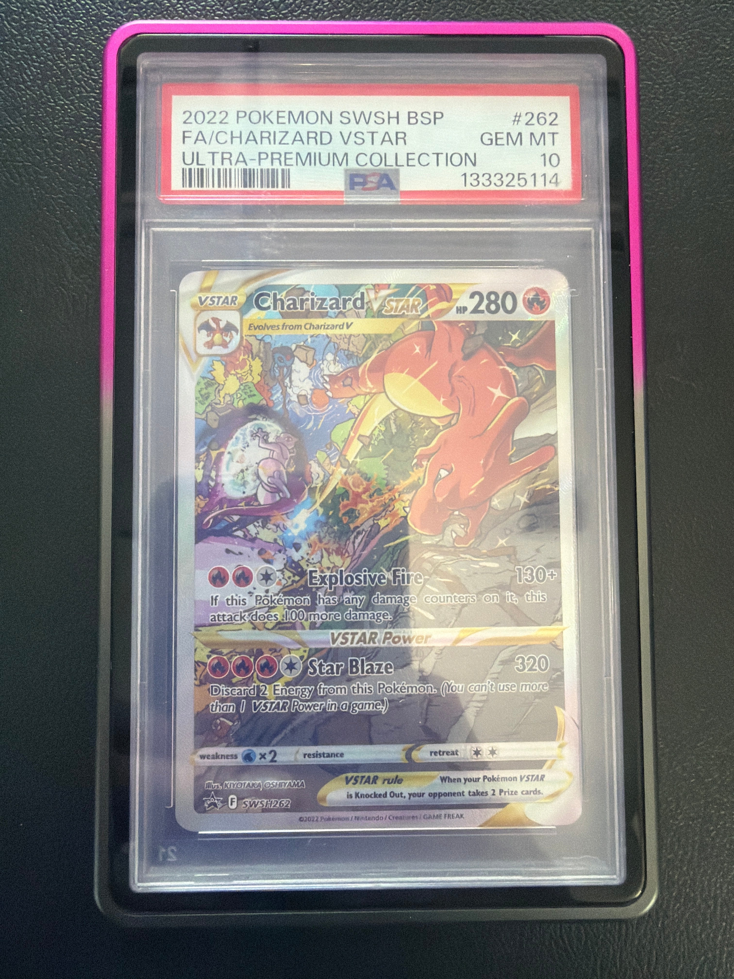 Graded Pokemon - Pokemon Cards PSA 10 GEM MT Charizard Vstar UPC Promo SWSH 2022 Ultra Rare #262