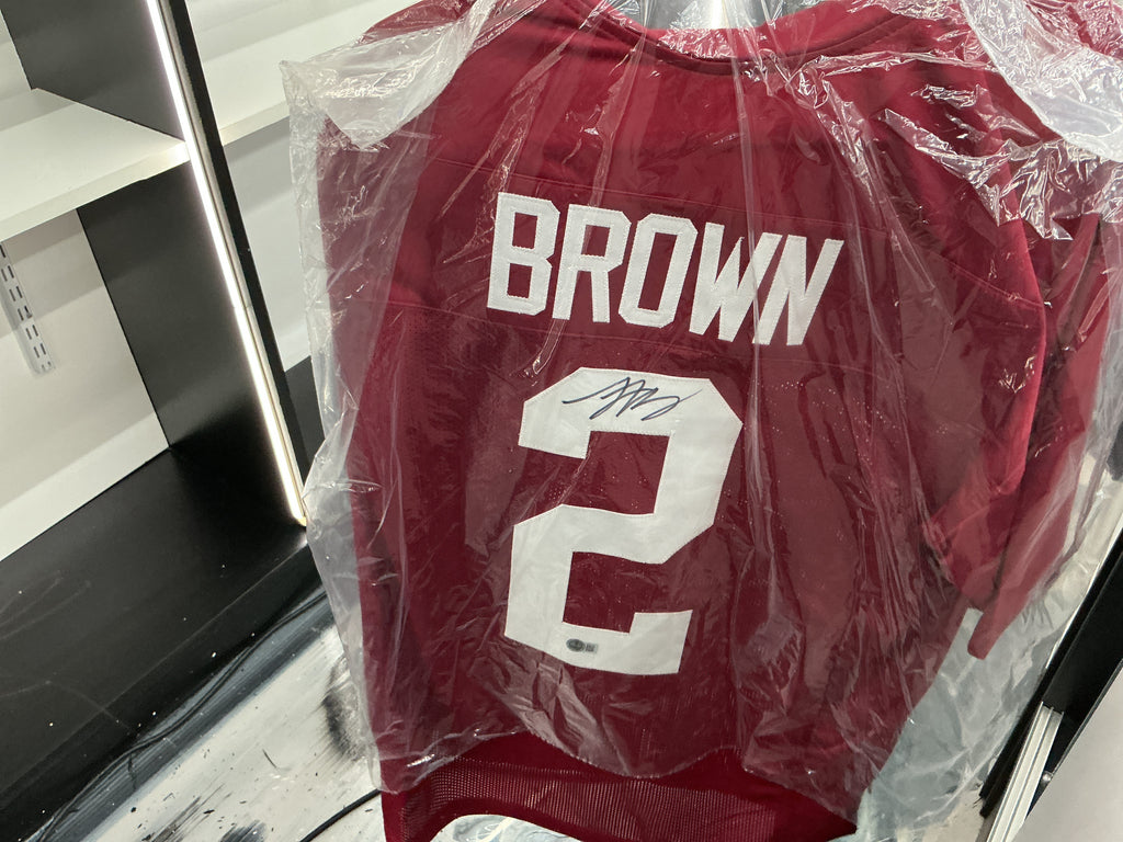 Signed Atlanta Falcon #2 Brown Jersey