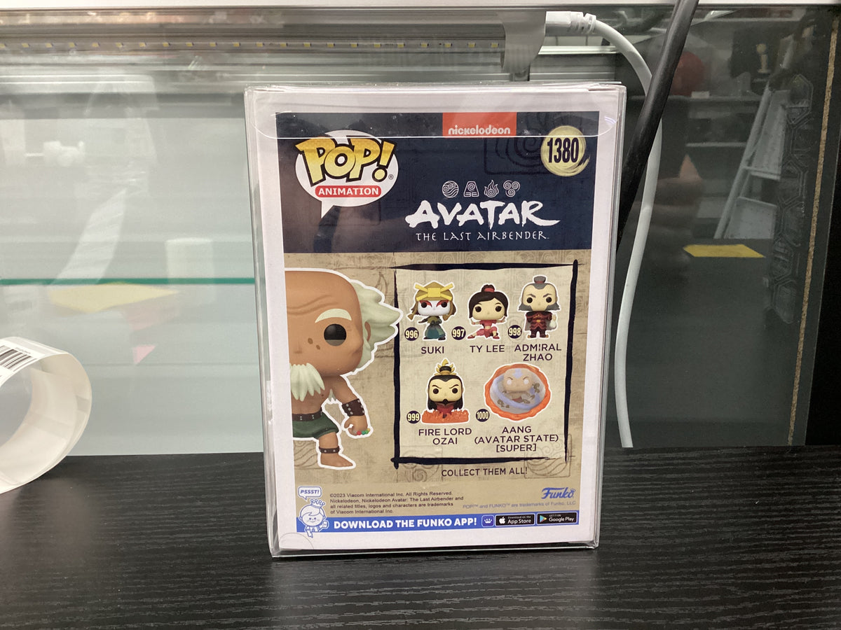 Signed Funko Pop 1380 6 inch - Avatar the Last Airbender - King Bumi - Entertainment Earth Exclusive Limited Edition - Signed by Andre Sogliuzzo