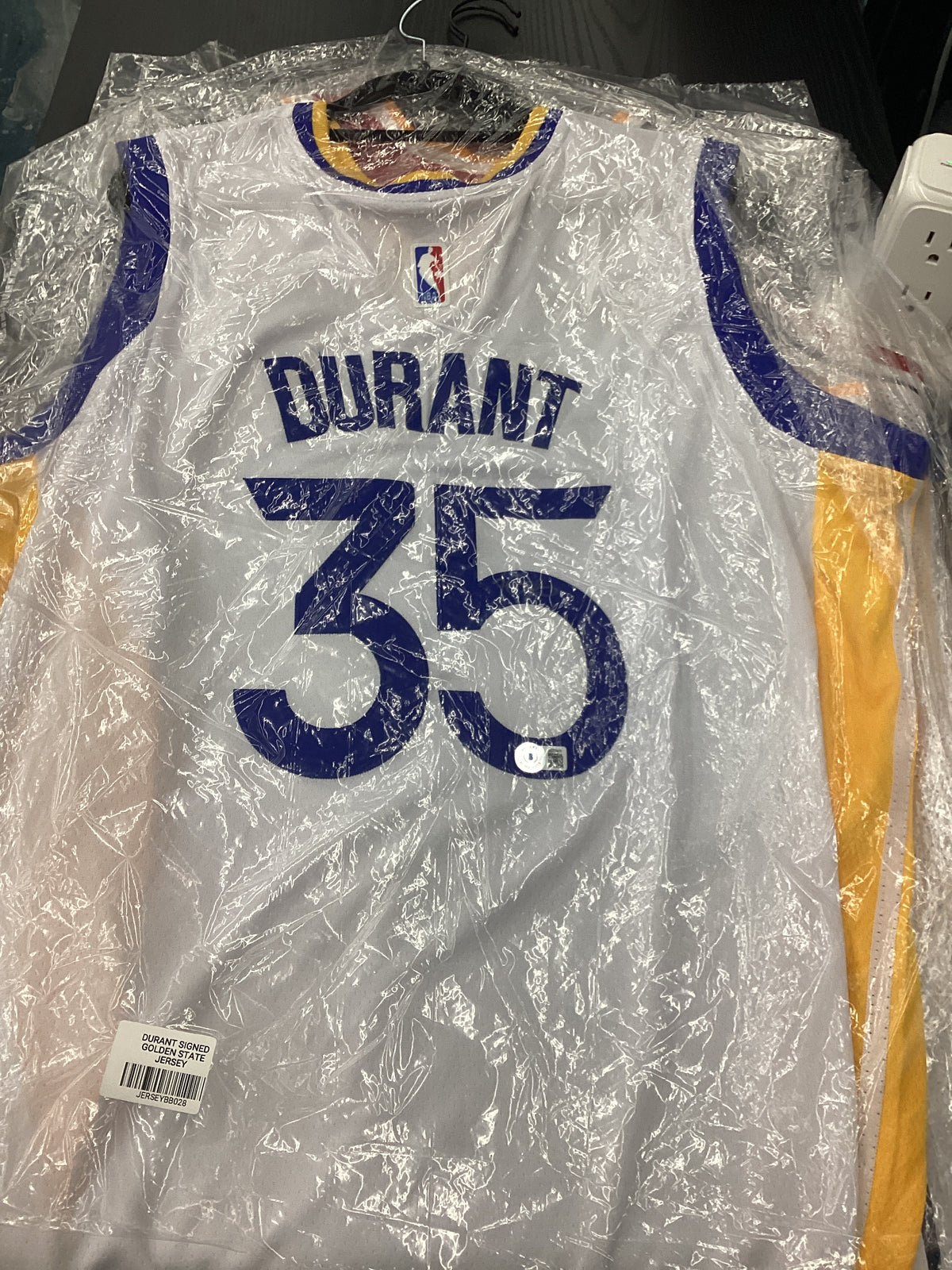Signed Jersey - Durant - Golden State - #35