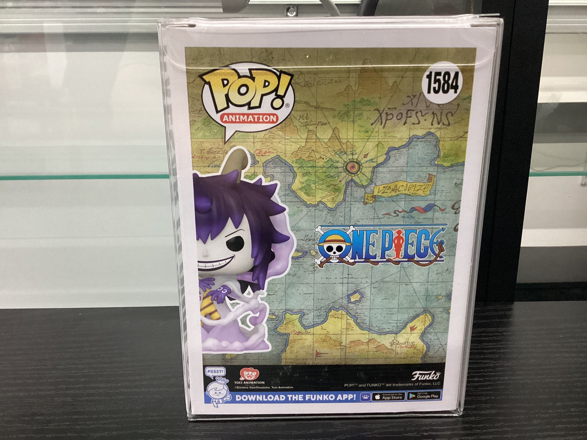 Signed Funko Pop 1584 6 inch - One Piece - Caesar Clown - Funko Entertainment Expo Limited Edition- Signed by Jerry Jewell