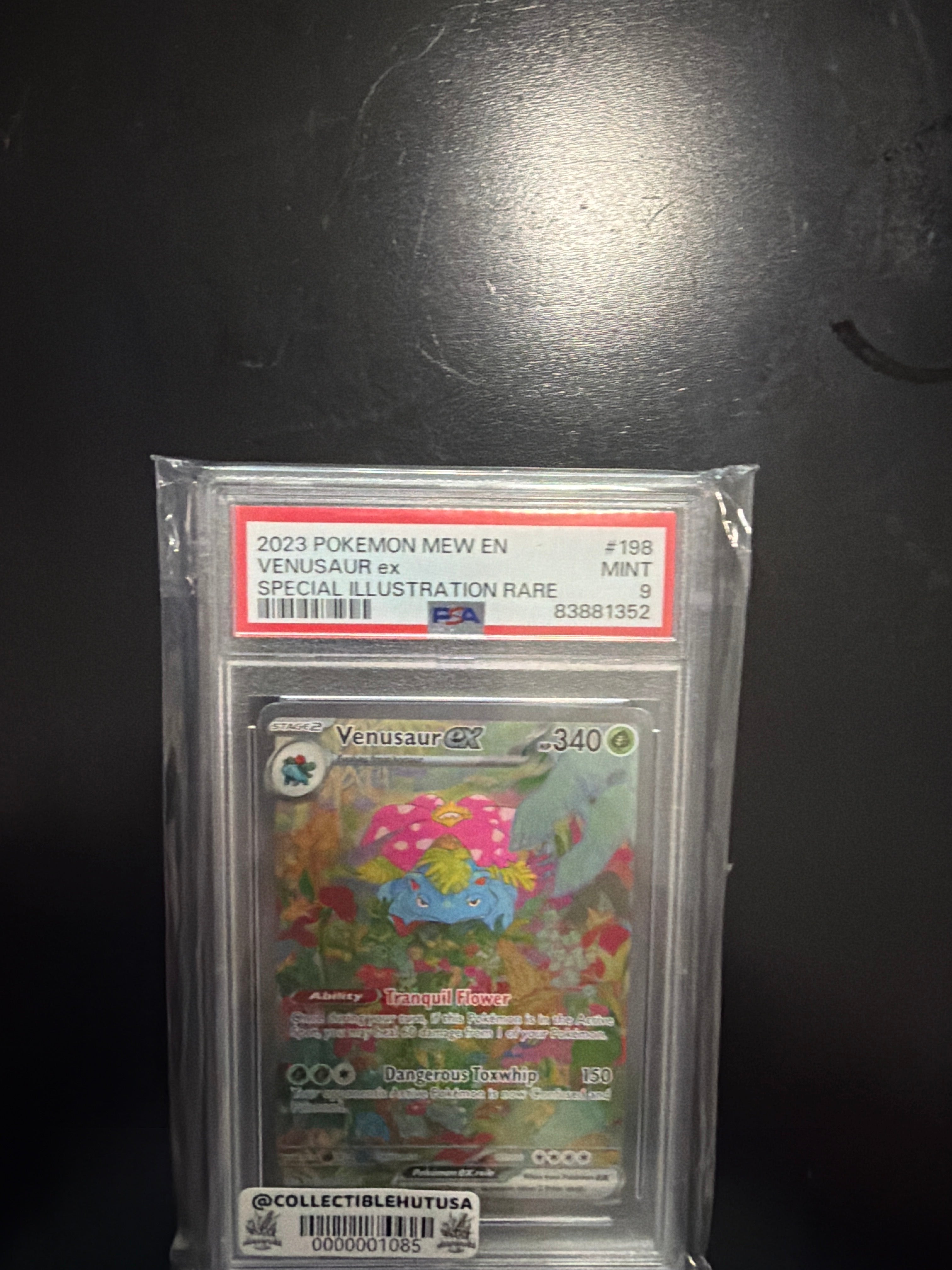 Graded Pokemon - 2023 Pokemon #198 Venusaur Ex Special Illustration Rare PSA 9