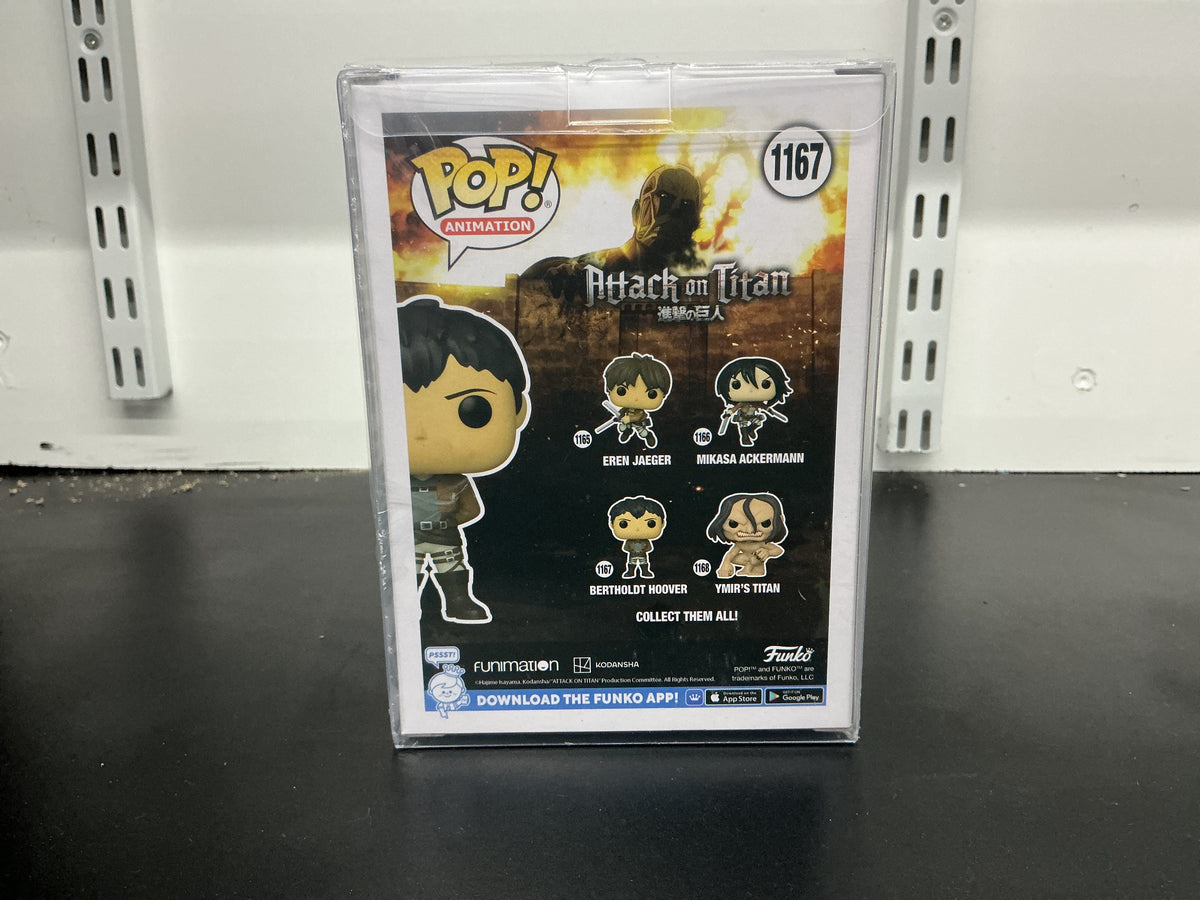 Signed Funko 1167 - Attack on Titan - Bertholdt Hoover - David Matranga