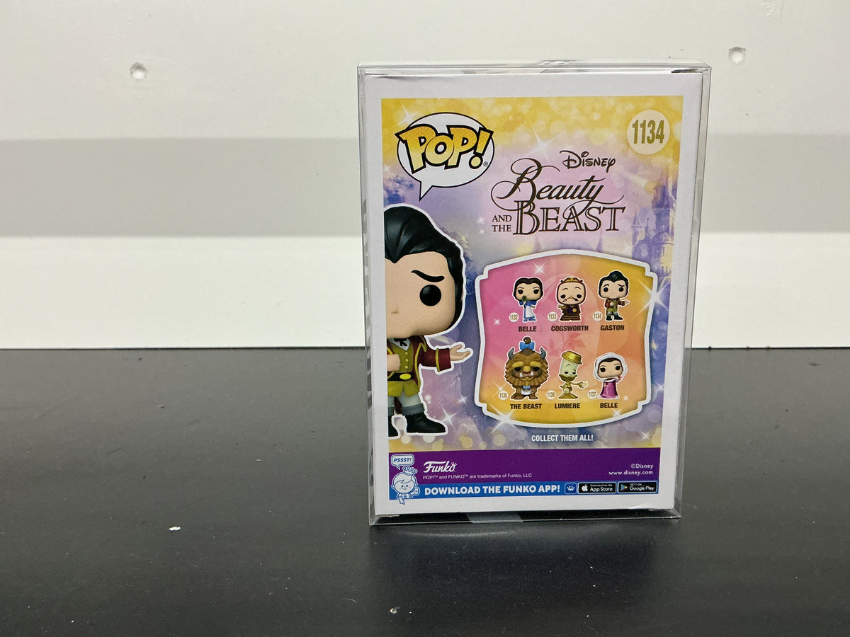 Signed Funko 1134- Disney Beauty and The Beast- Gaston - Richard White