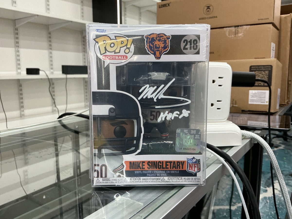 Signed Funko 218 - 6in - Mike Singletary - Chicago Bears - Signed