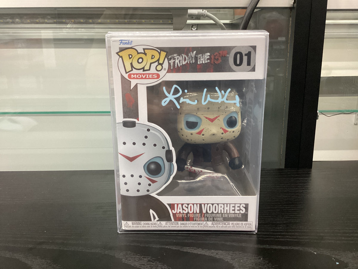 Signed Funko Pop 01 6 inch - Friday the 13th - Jason Voorhees - Signed by Ari Lehman
