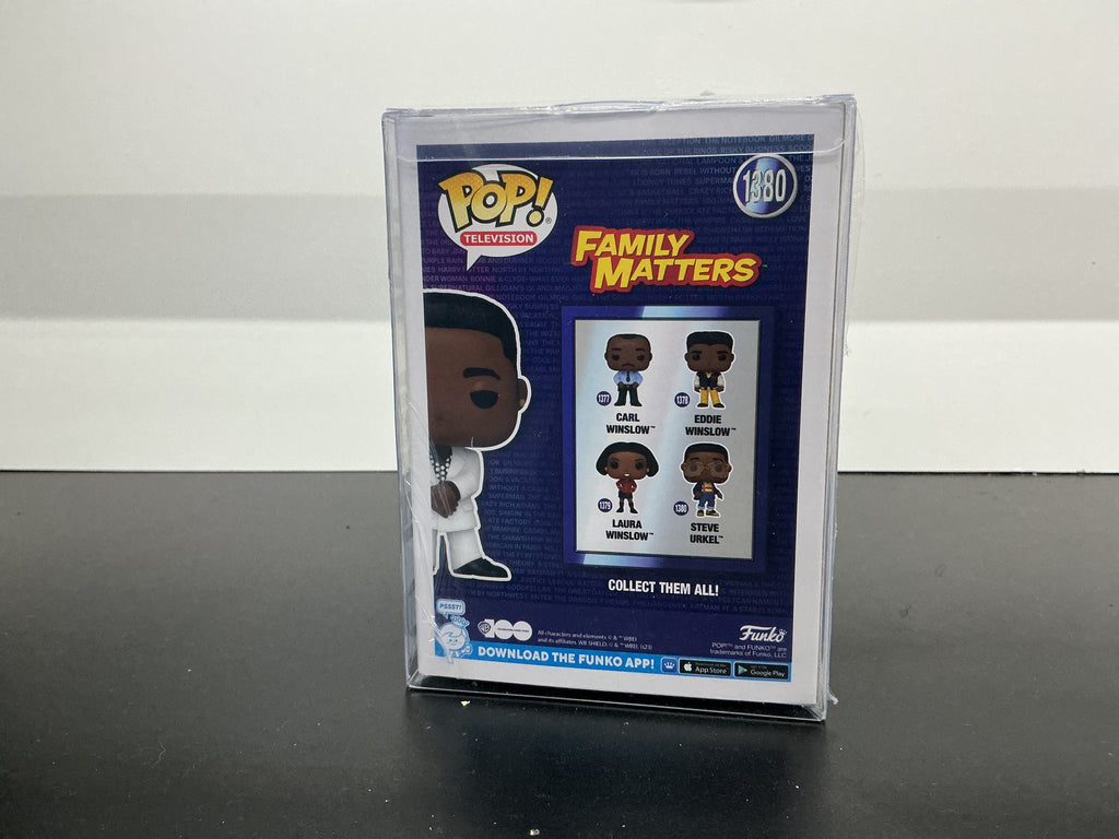Signed Funko 1380 - WB 100 - Steve Urkel- Jaleel White
