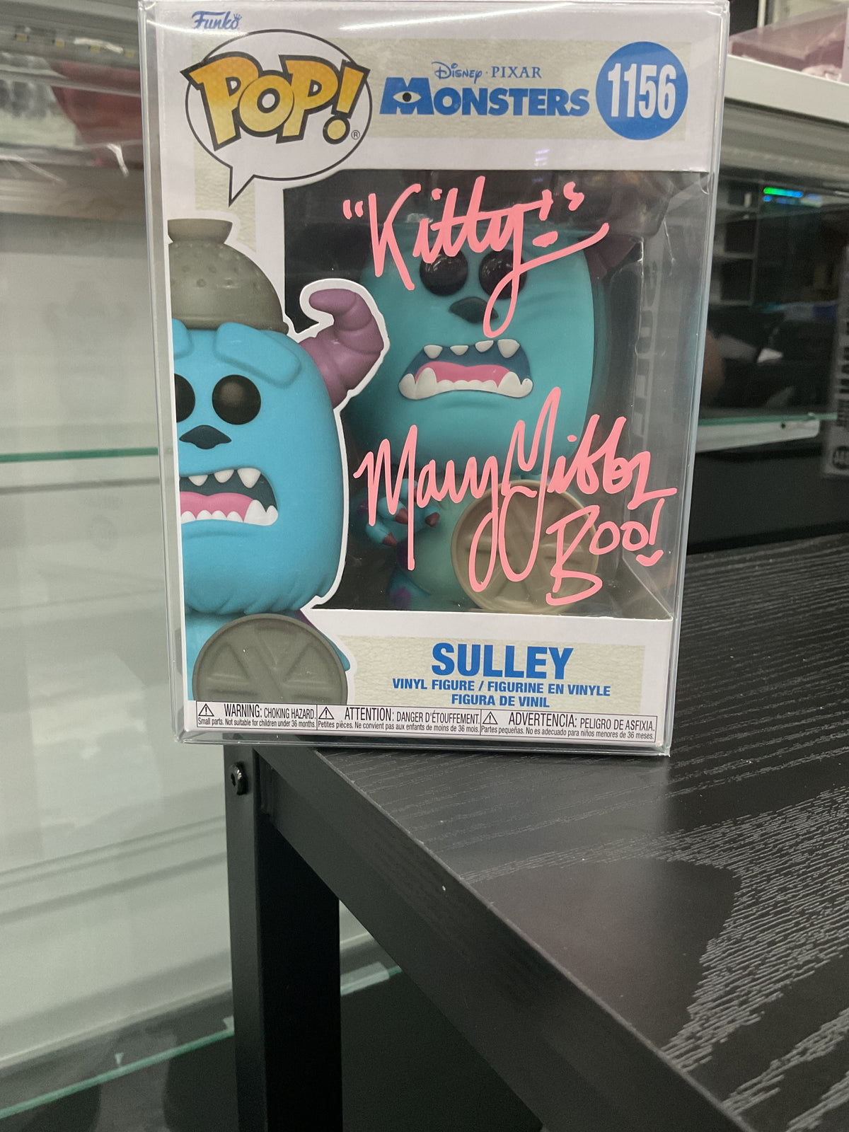 Signed Funko 1156 - Disney Pixar Monsters - Sulley - Signed Mary Gibb