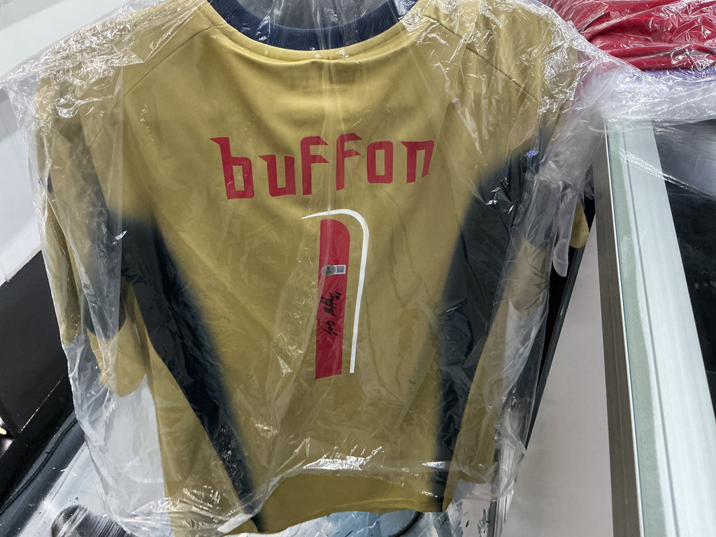 Signed Buffon Signed Italy #1 Jersey