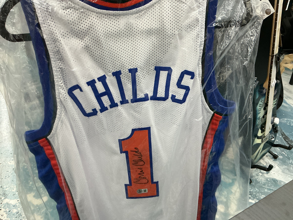 Signed Jersey- Chris Child- New York Knick’s- #01