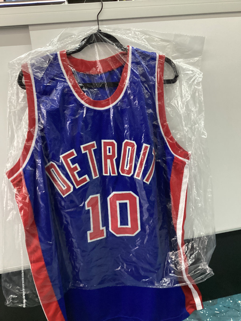 Signed Jersey - Detroit - Rodman - #10