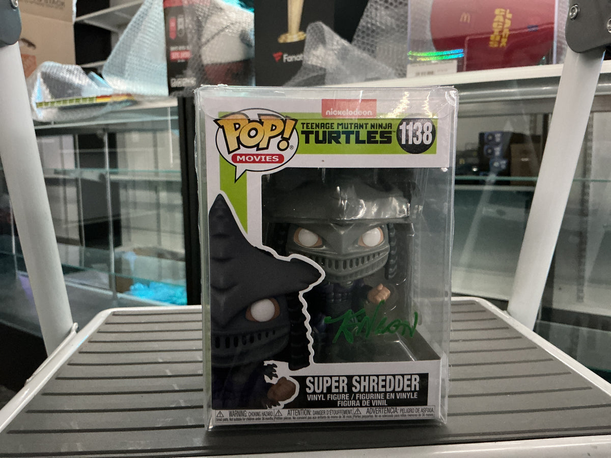 Funko Pop 1138 6 inch. - Teenage Mutant Ninja Turtles - Super Shedder - Signed Kevin Nash