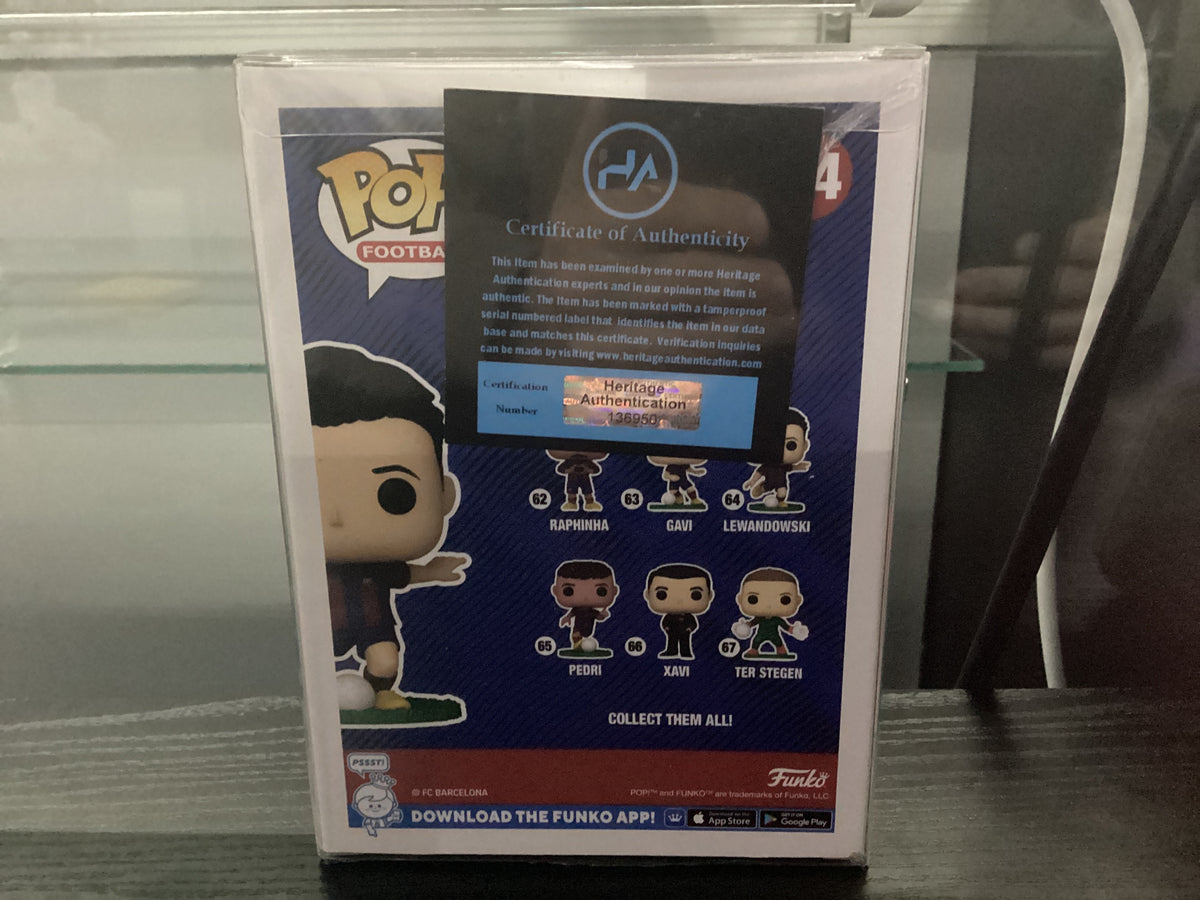 Signed Funko 64 - 6in - Barca - Lewandowski - Signed