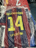 Signed Jersey - Mascherano - FC Barcelona- #14