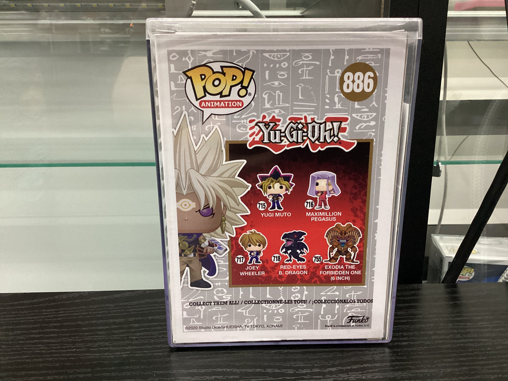 Signed Funko Pop 886 6 inch - Yu-Gi-Oh! - Yami Marik - Toy Temple Limited Edition Exclusive - Signed by Johnathon Todd Ross