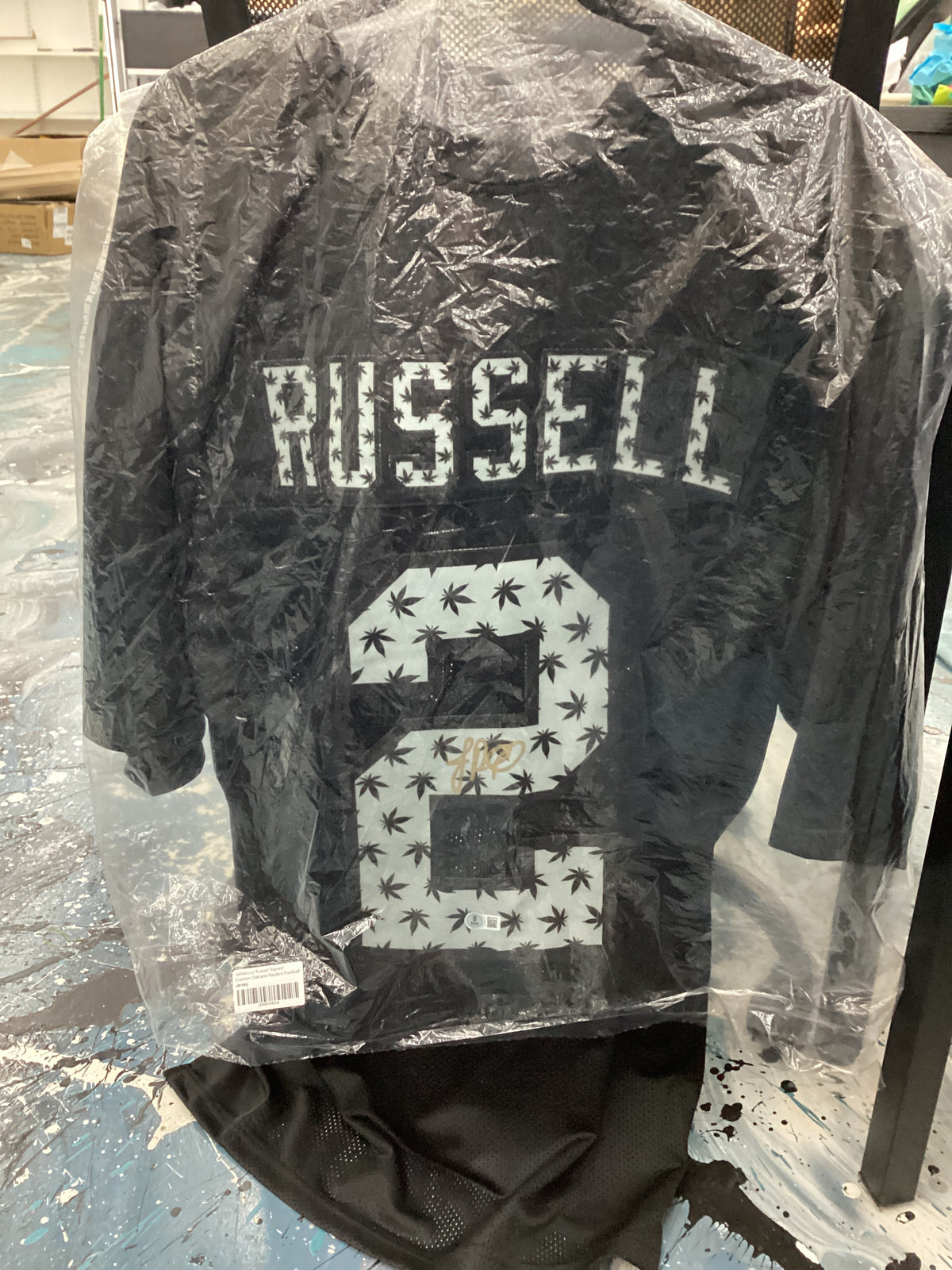 Signed Jersey - JaMarcus Russell - Custom Raiders - #2