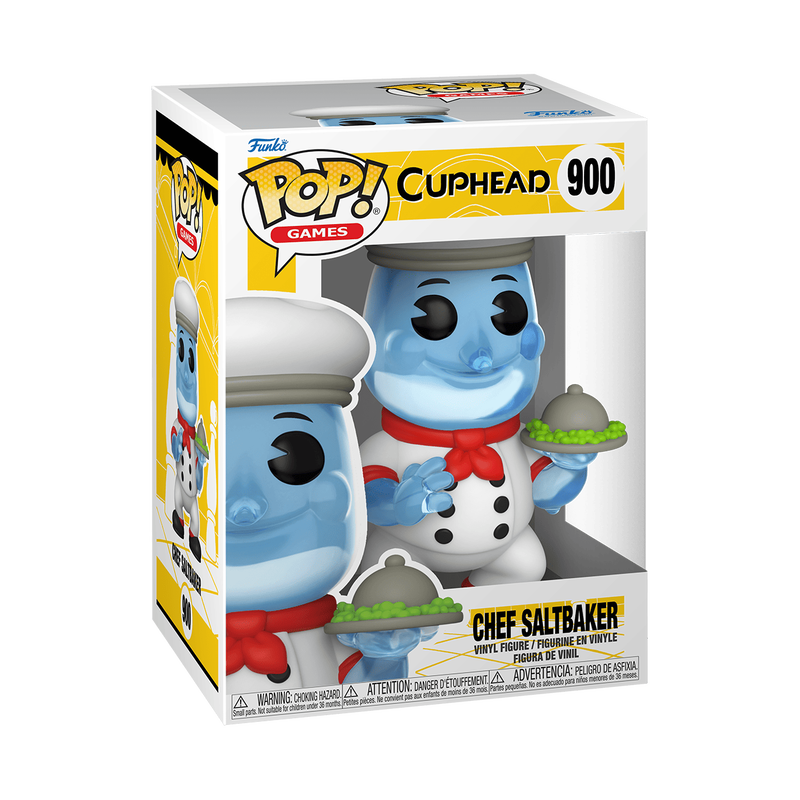 Pop Funko 900 6 in.- Cuphead- Chef Saltbaker
