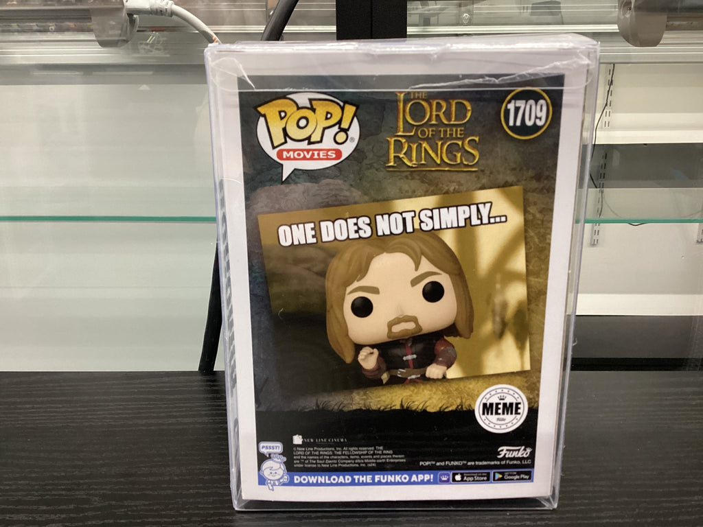 Signed Funko Pop 1709 6 inch - The Lord of the Rings - Boromir - Signed by Sean Bean