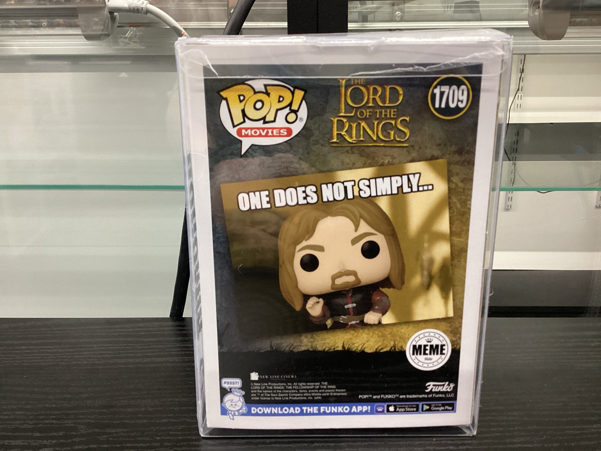 Signed Funko Pop 1709 6 inch - The Lord of the Rings - Boromir - Signed by Sean Bean