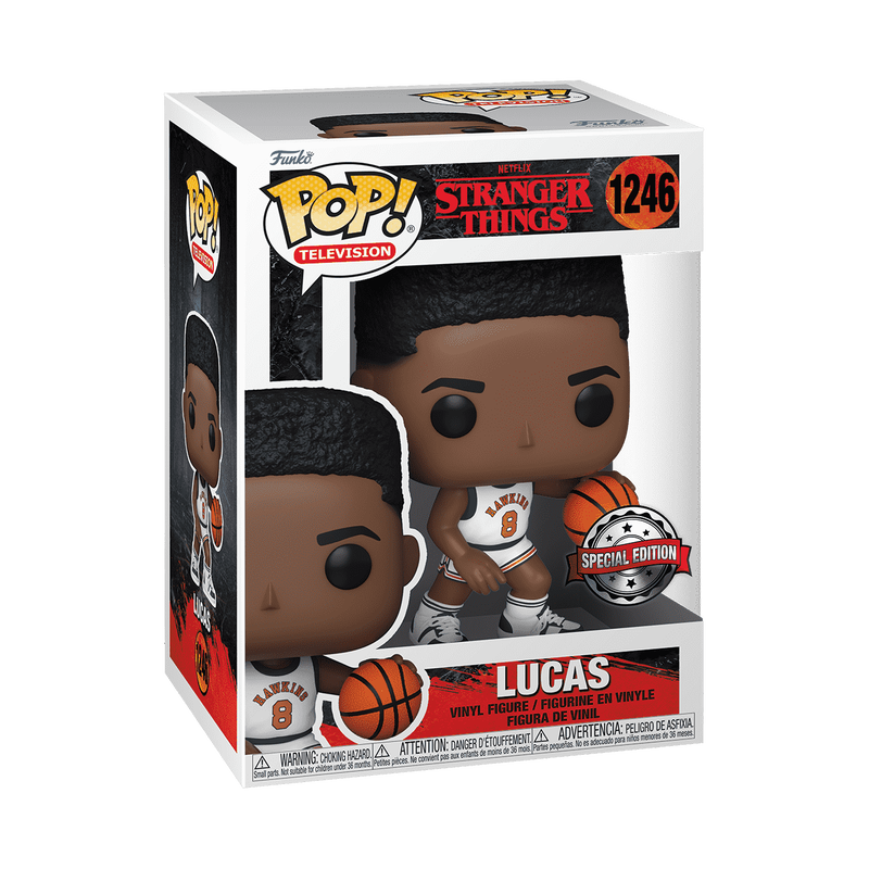 Pop Funko 1246 6 in.- Netflix Stranger Things- Lucas Special Edition