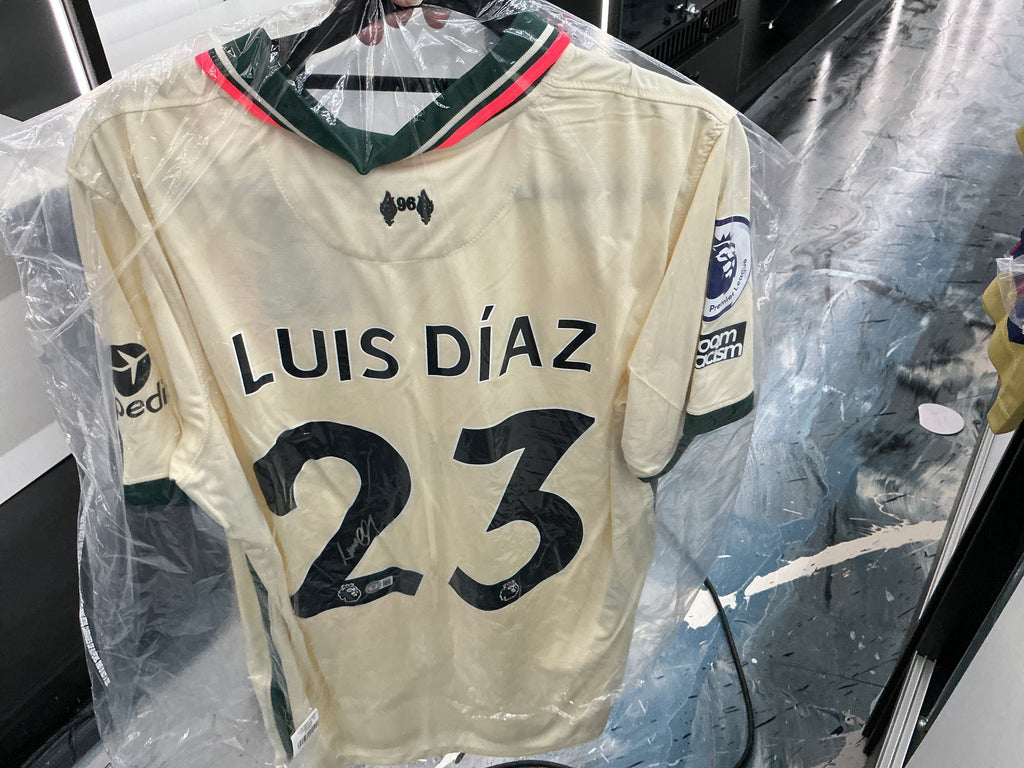 Signed Luis-Diaz Liverpool FC Jersey #23