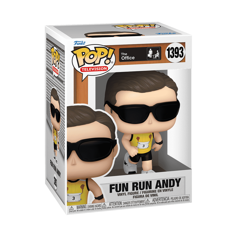 Pop Funko 1393 6 in.- The Office- Fun Run Andy