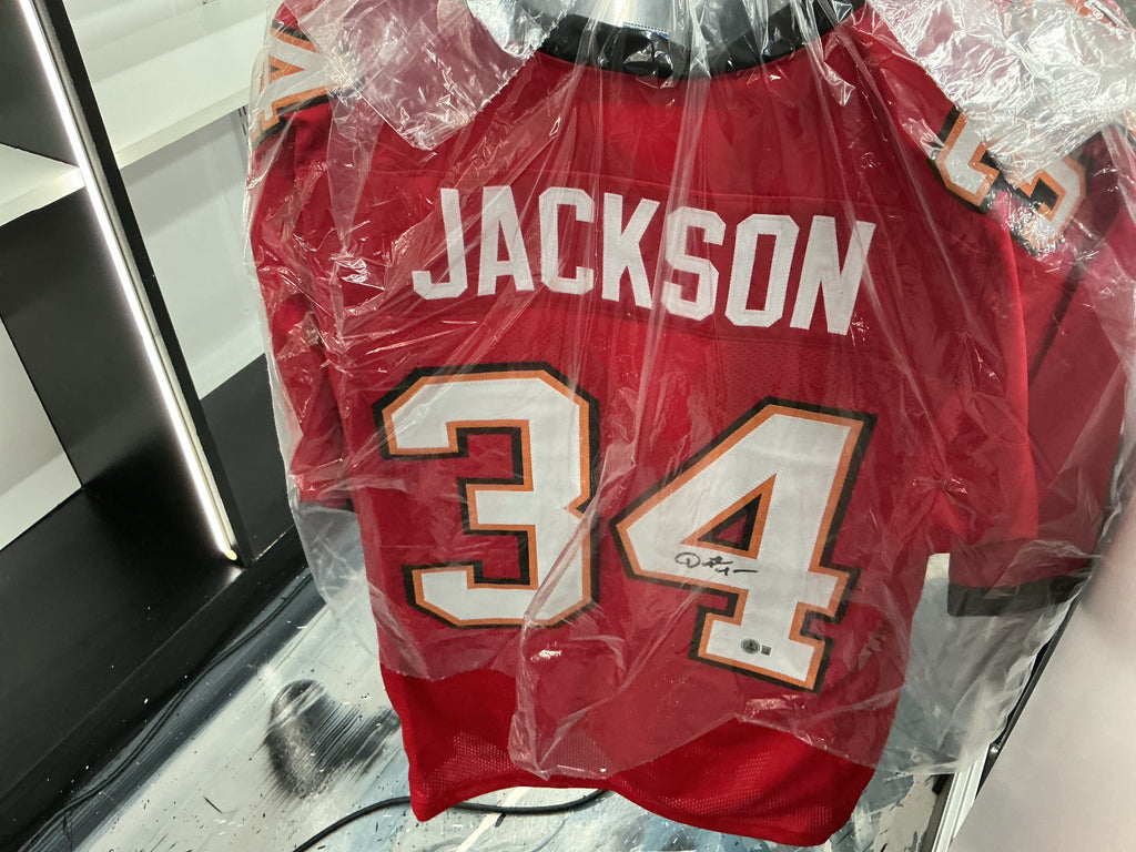 Signed Tampa Bay Buccaneers #34 Jackson Jersey