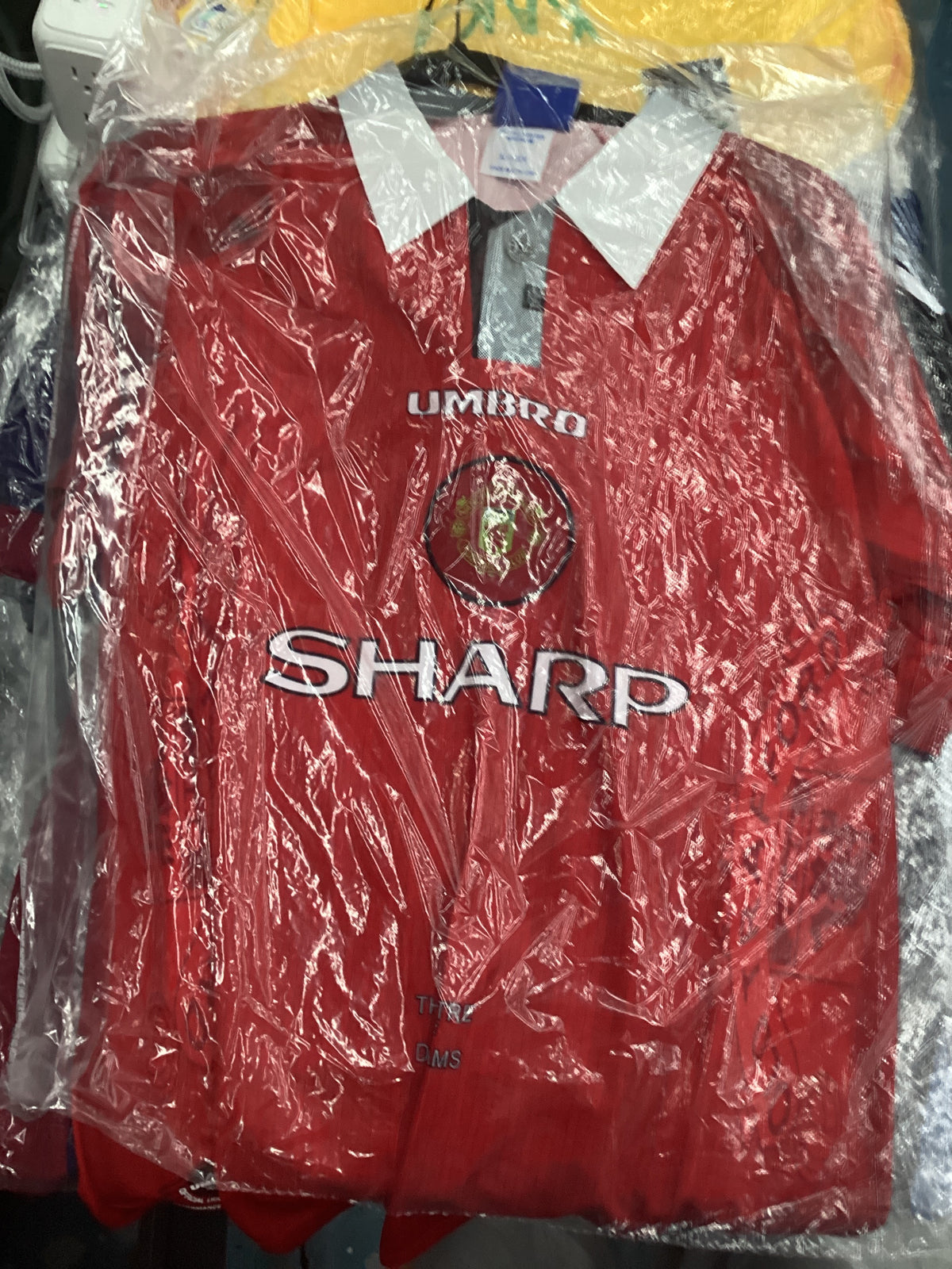 Signed Jersey - Cantona - Manchester United FC - #7