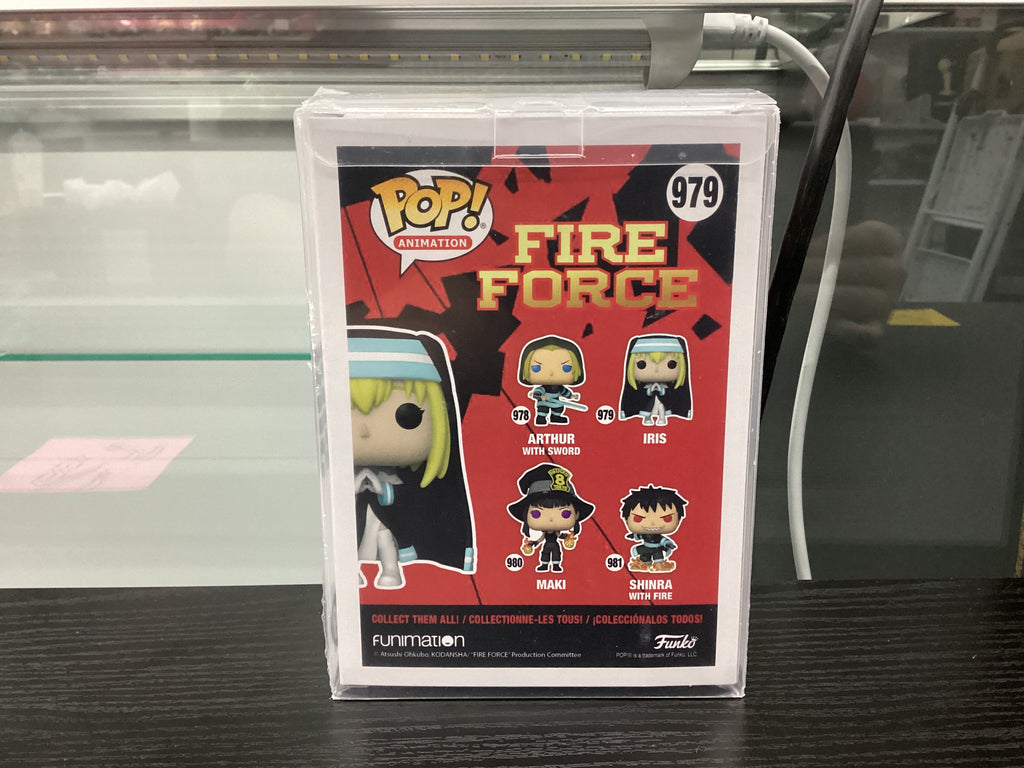 Signed Funko Pop 979 6 inch - Fire Force - Iris - Signed by Alexis Tipton