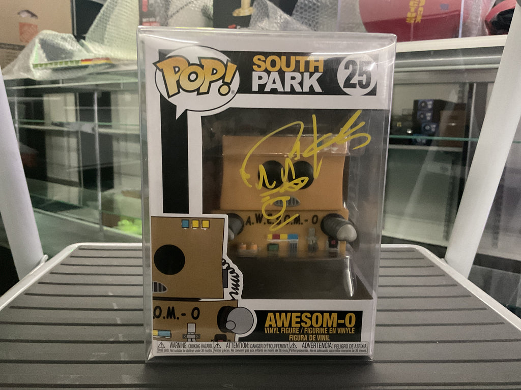 Funko Pop 25 6 inch - South Park - AWESOM-O - Signed Killa Mike