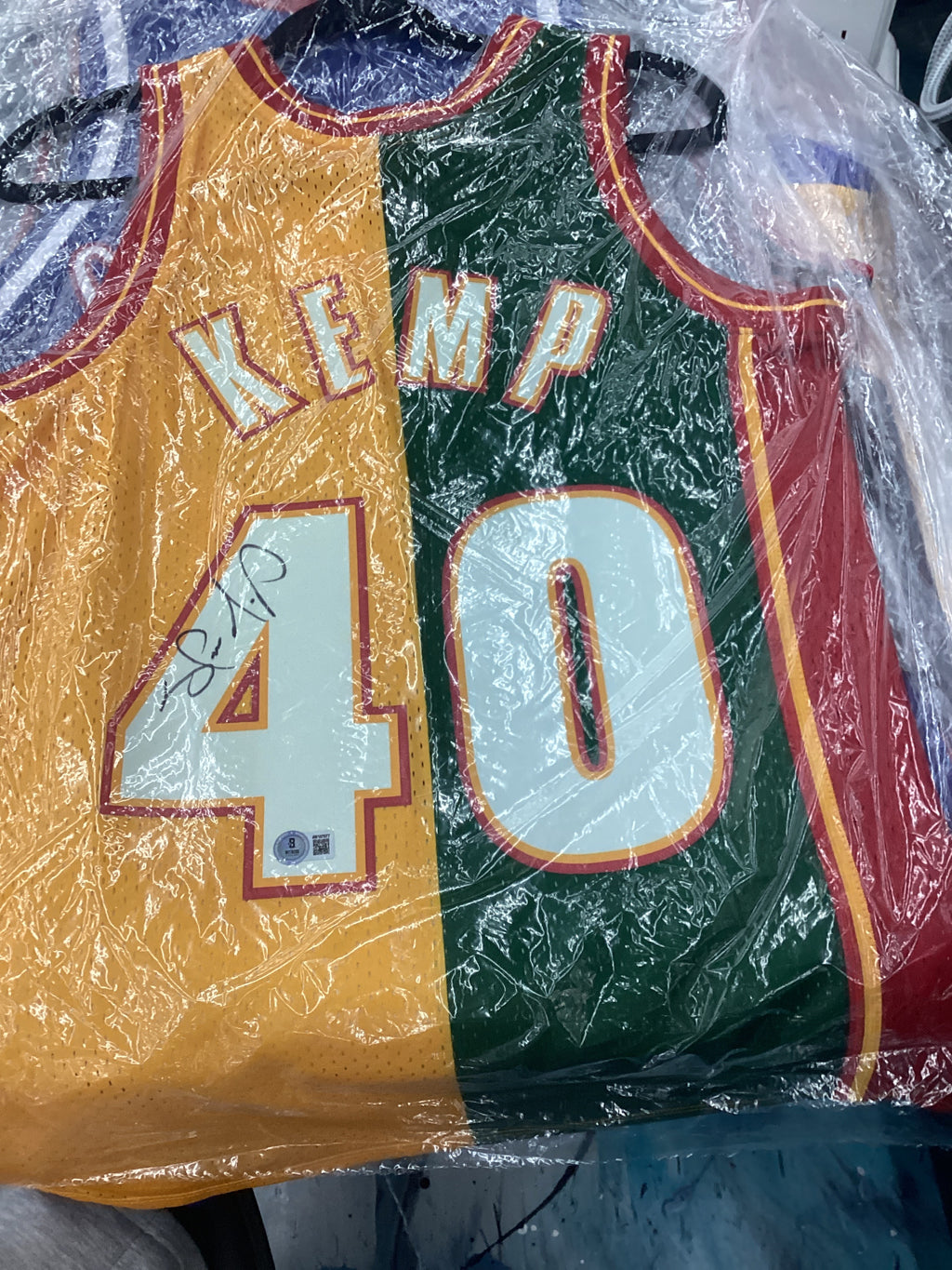 Signed Jersey - Kemp - Seattle - #40