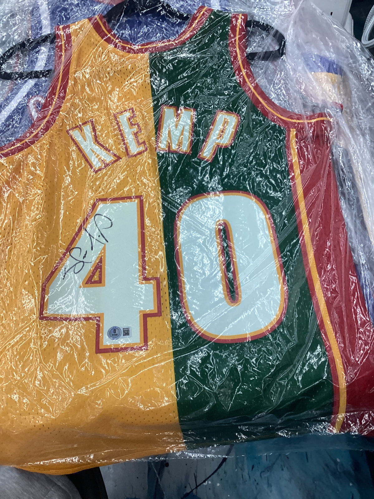 Signed Jersey - Kemp - Seattle - #40