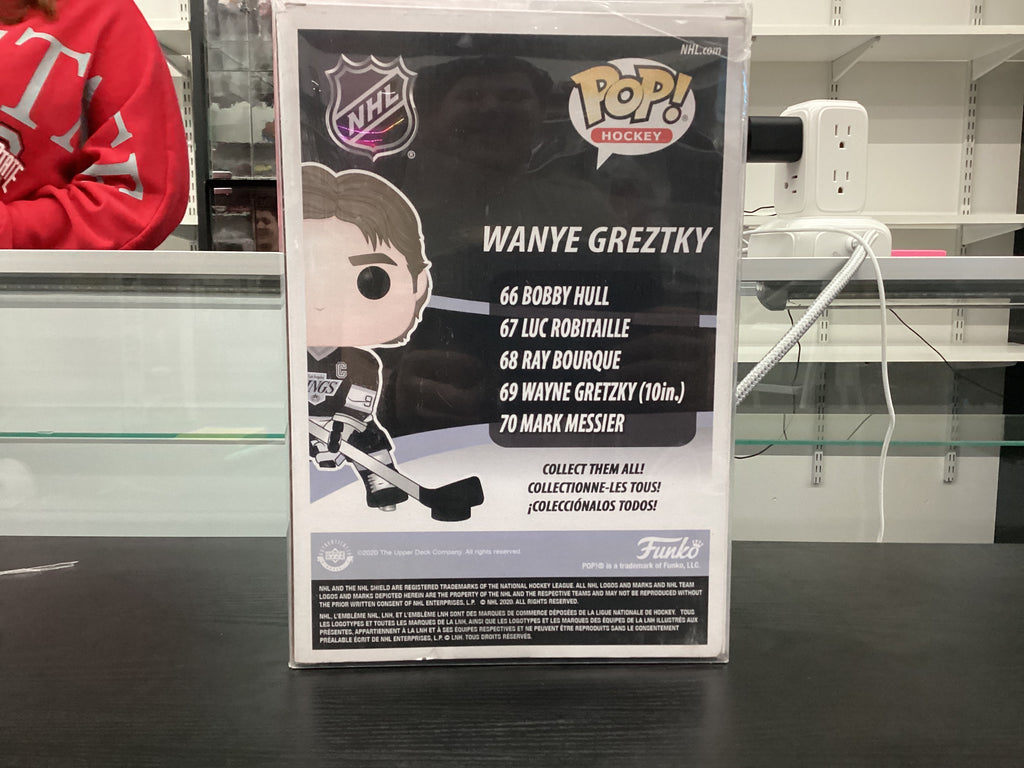 Signed Funko Pop 69 10 inch - NHL LA Kings - Wayne Greztky - Signed by Wayne  Gretzky