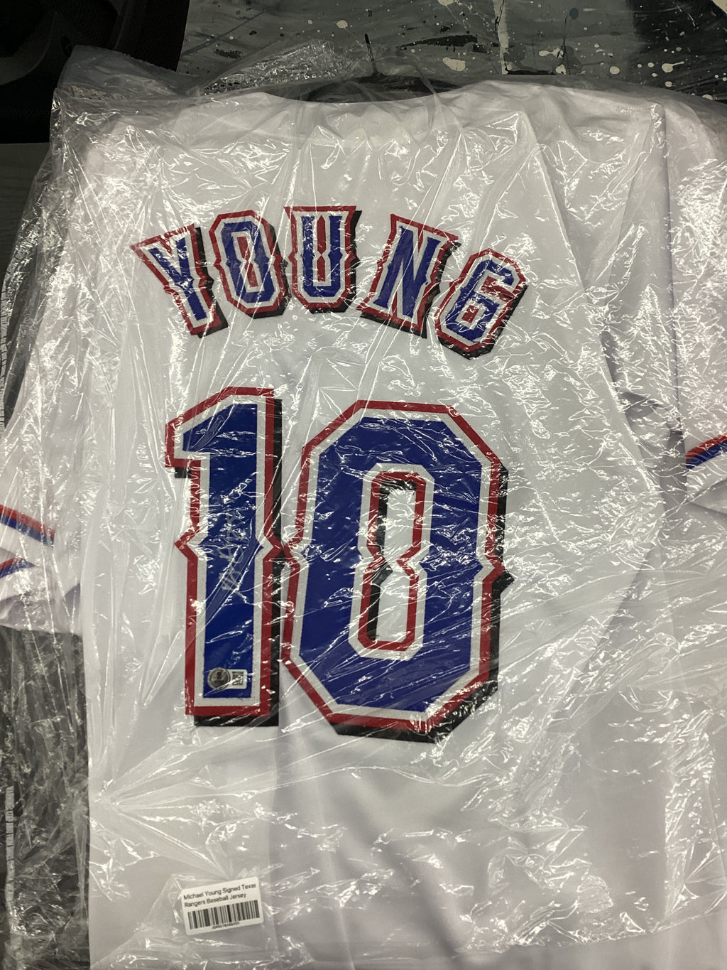 Signed Jersey - Michael Young -Texas Rangers - #10