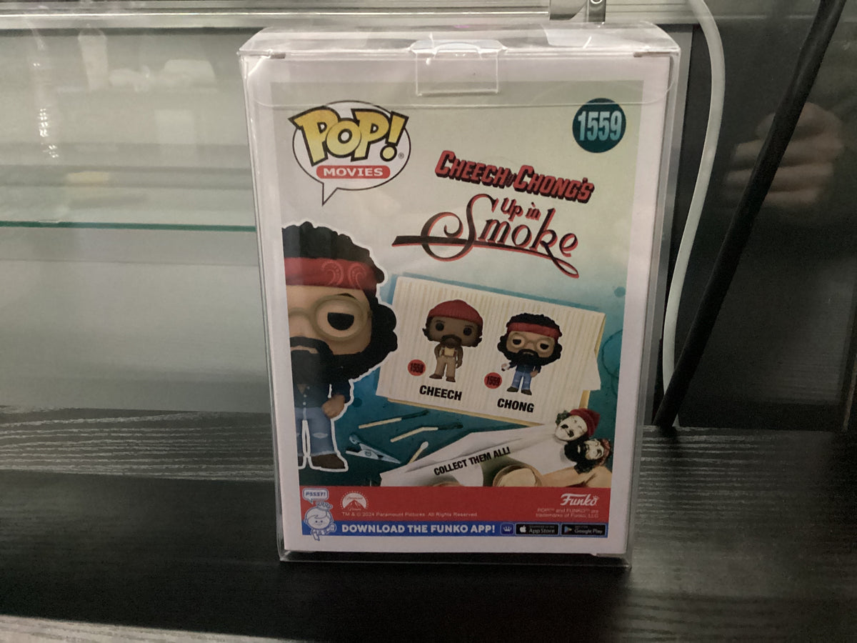 Signed Funko 1559 - 6in - Cheech y Chong’s Up In Smoke - Chong - Signed Tommy Chong