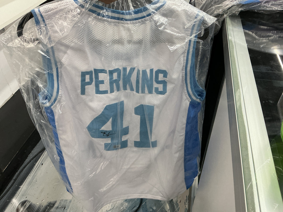 Signed North Carolina #41 Perkins Jersey