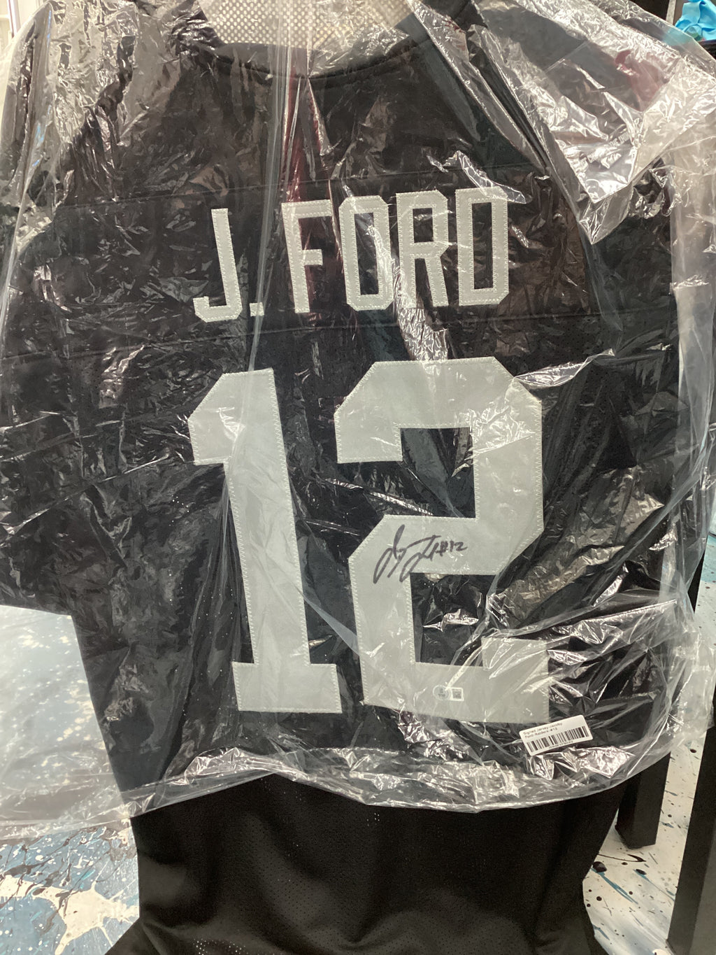 Signed Jersey - Jacoby Ford - Las Vegas Raiders - #12