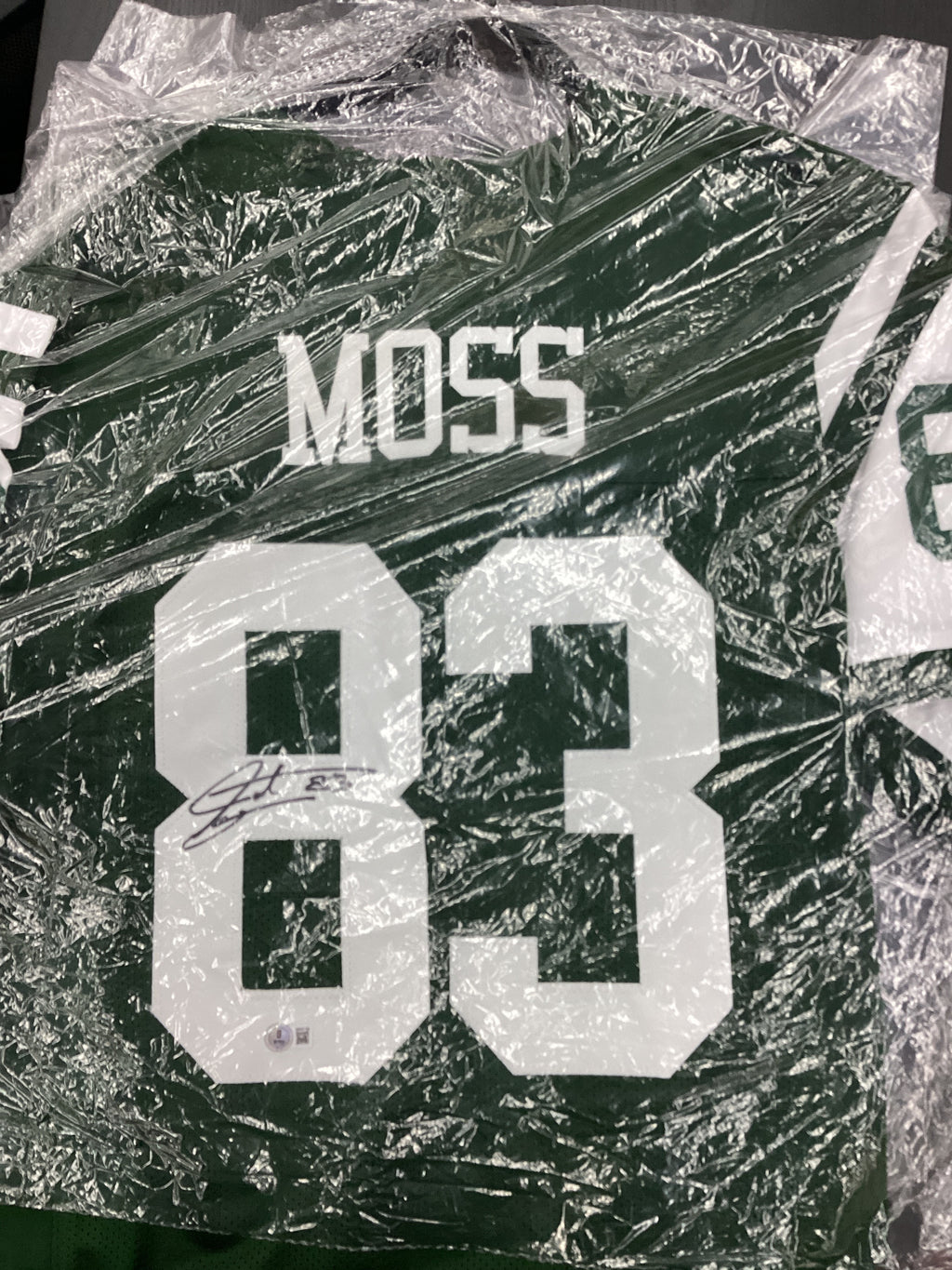 Signed Jersey - Jets - Moss #83