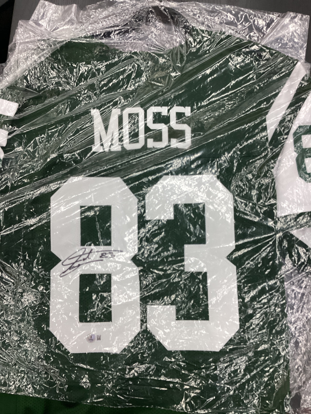 Signed Jersey - Jets - Moss #83