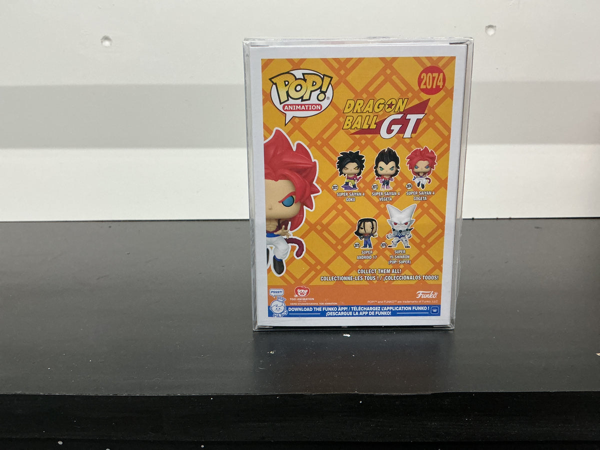 Signed Funko 2074 - Dragon Ball GT - Super Saiyan 4 Gogeta - DJ Rivers